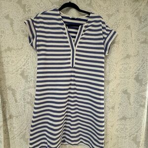 Vineyard Vines Navy and White Mini Dress